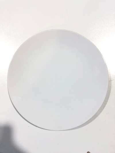 HOMEPRIDE PLATE SERVICE 25CM WHITE