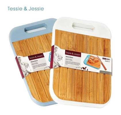 TESSIE & JESSIE CHOPPING BOARD 30X25CM