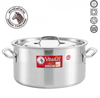 ZEBRA S/STEEL VITALUX SAUCE POT 58.5LTR