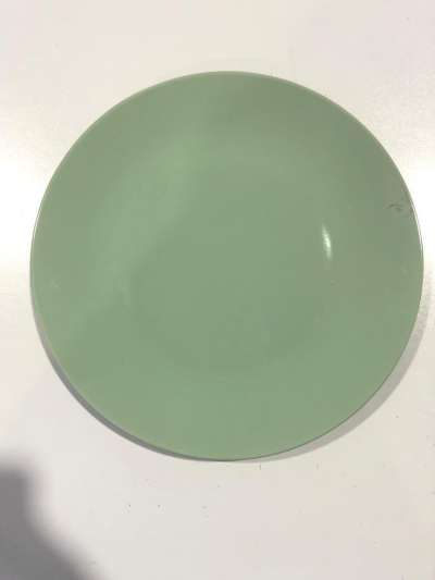 HOMEPRIDE PLATE SERVICE 25CM GREEN