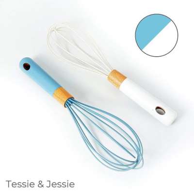 TESSIE & JESSIE SILICONE WHISK 10 INCH