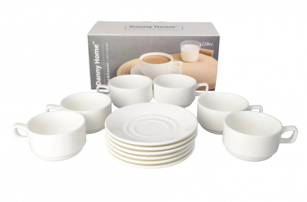 DH CUP AND SAUCER SET 220ML